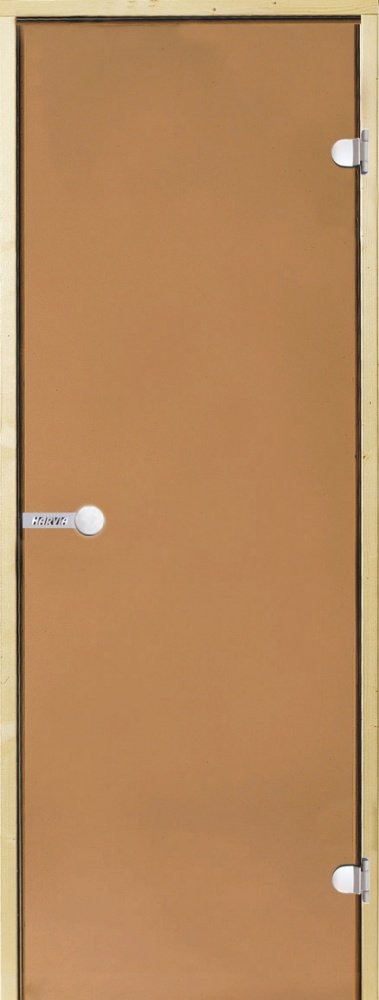 Дверь для сауны Harvia STG 7x19, Сосна, Бронза